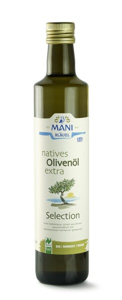Mani Olivenöl Selection, nativ extra 0,5 ltr Flasc