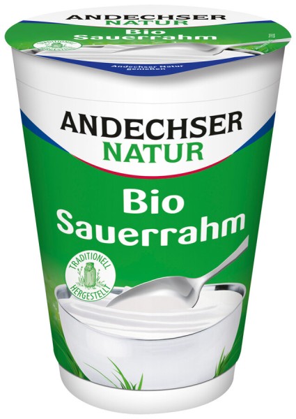 Andechser Natur Sauerrahm, 200 gr K3-Becher