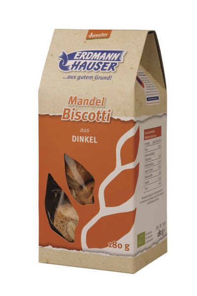 Dinkel Mandel Biscotti 180g