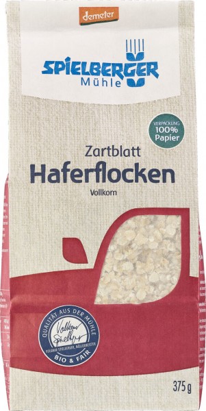 Spielberger Haferflocken Zartblatt, 375 gr Packung