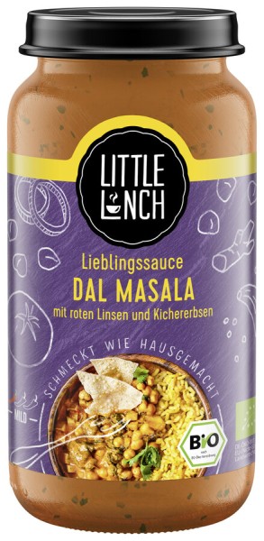 Little Lunch Lieblingssauce Dal Masala, 250 gr Gla