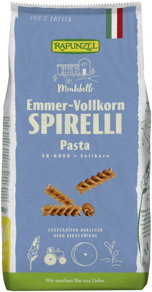 Rapunzel Emmer-Spirelli Vollkorn, 500 gr Packung