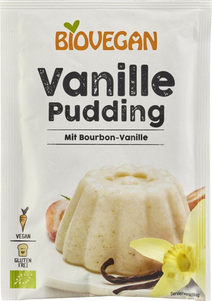 Biovegan Vanille Pudding, 33 gr Packung