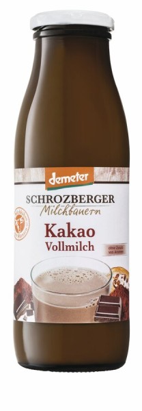 Schrozberger Milchbauern Kakao-Milch, 500 gr Flasc