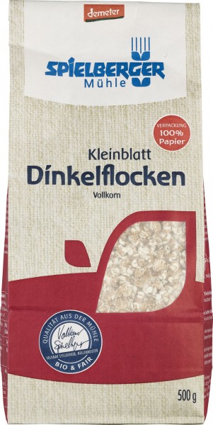 Spielberger Dinkelflocken Kleinblatt, 500 gr Packu