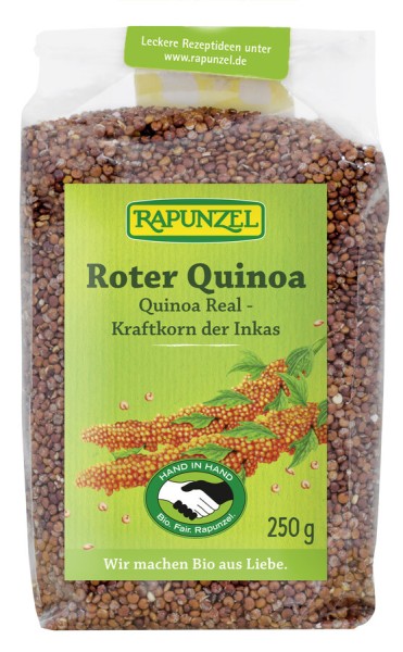 Rapunzel Quinoa rot HIH, 250 gr Packung