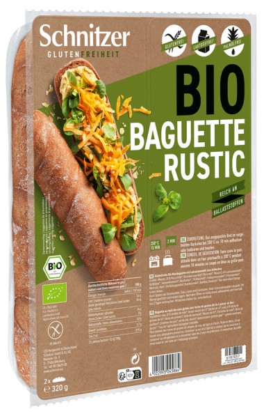 Schnitzer Baguette Rustic, 2 St, 320 g Packung -gl