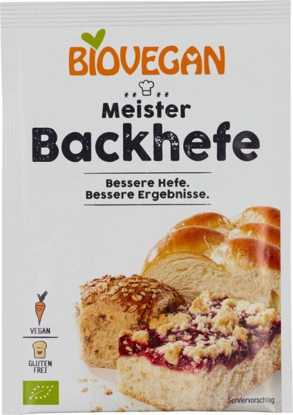 Biovegan Meister Backhefe, 7 gr Packung