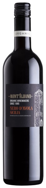 Mont&#039;Albano Nero d&#039;Avola Sicilia DOC 2020, 0,75 ltr Flasche , rot