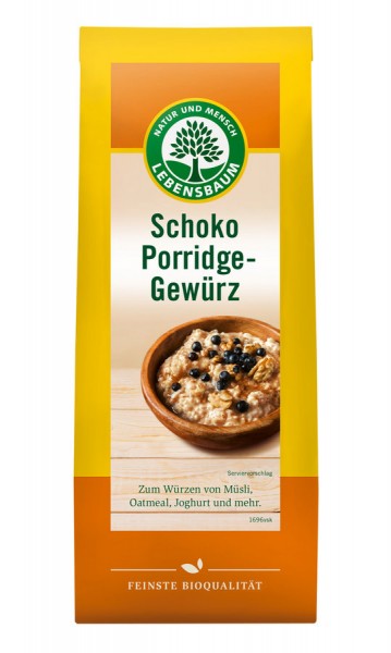 Lebensb Schoko-Porridge-Gewürz, 45 gr Packung
