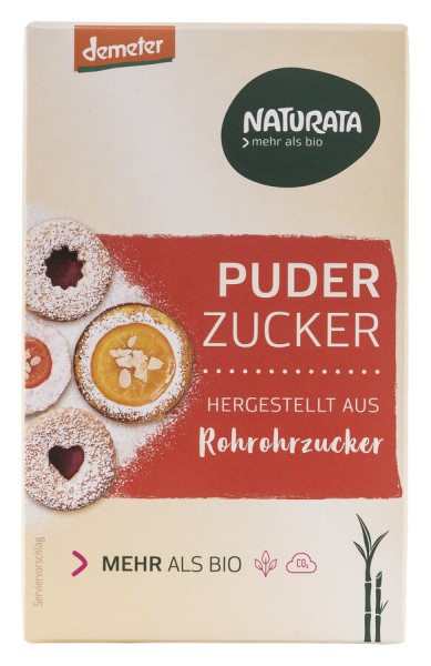 Naturata Puderzucker, 125 gr Packung