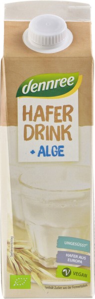 dennree Hafer + Alge Drink, 1 ltr Packung Elo