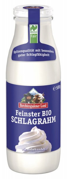 Berchtesgadener Land Bio Feinster Schlagrahm, 500