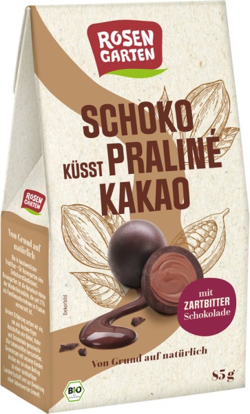 Rosengarten Schoko küsst Praliné Kakao, 85 gr Pack