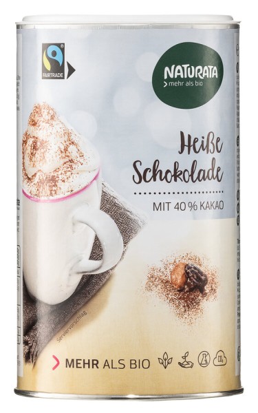 Naturata Heiße Schokolade, 350 gr Dose