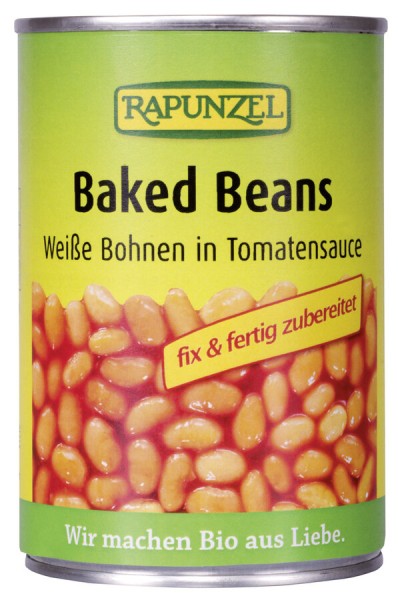 Rapunzel Baked Beans in der Dose, 400 gr Dose