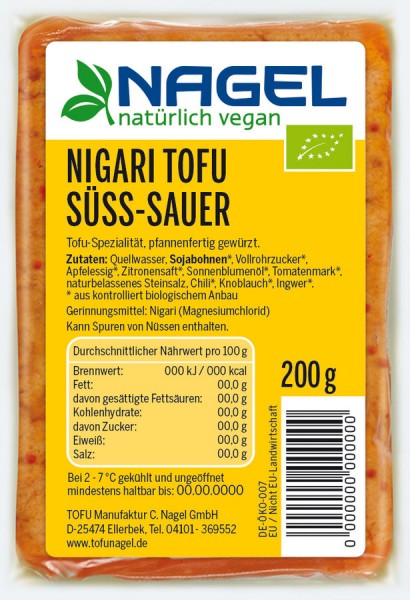 Tofu Süß Sauer 200g