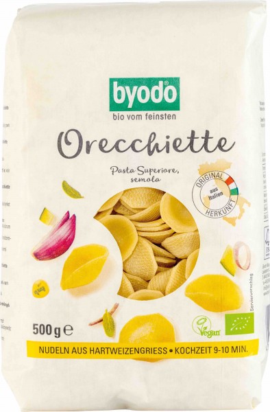 byodo Orecchiette, 500 gr Packung -hell-