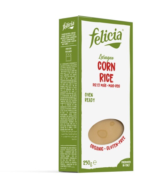 Felicia Mais-Reis-Lasagne, 250 gr Packung -glutenf