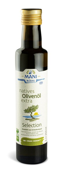 Mani Olivenöl Selection, nativ extra 250 ml Flasch