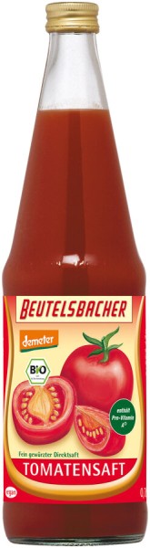 Beutelsbacher Tomatensaft, 0,7 ltr Flasche - Demet
