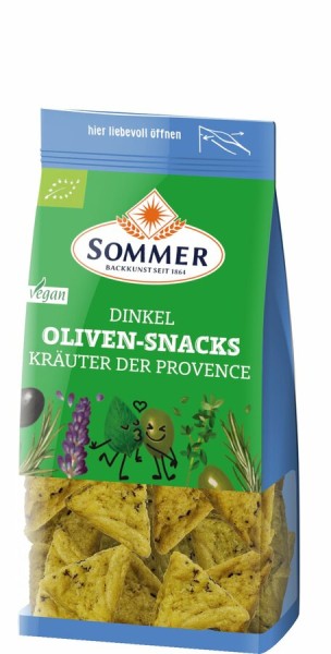 Sommer &amp; Co. Oliven-Snacks Kräuter der Provence, 1