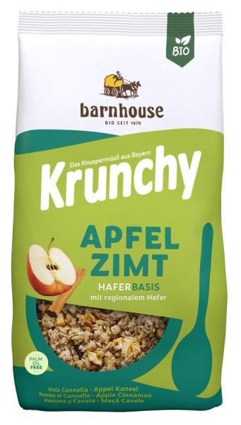Barnhouse Krunchy Apfel Zimt, 750 gr Packung