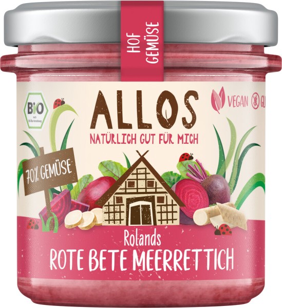 Allos Hof-Gemüse Rolands Rote Beete-Meerrettich, 1