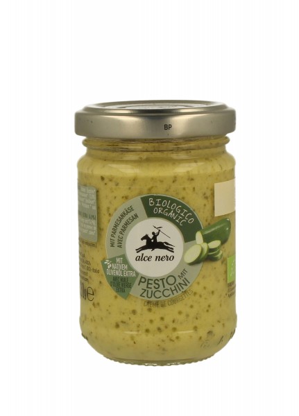 Alce Nero Pesto Zucchini, 130 gr Glas