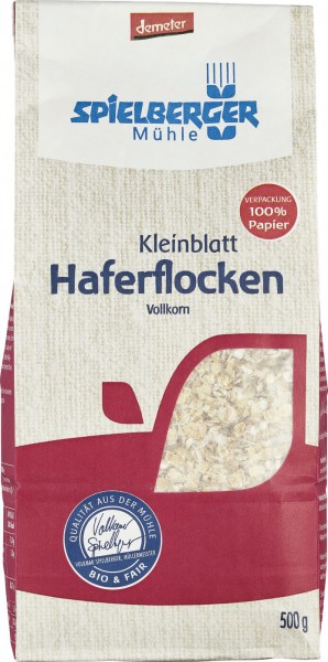 Spielberger Haferflocken Kleinblatt, 500 gr Packun