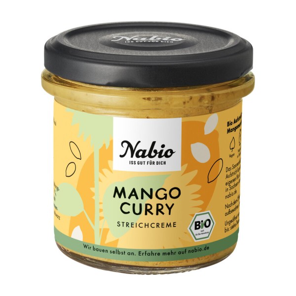 Nabio Streich Creme Mango Curry, 135 g Glas