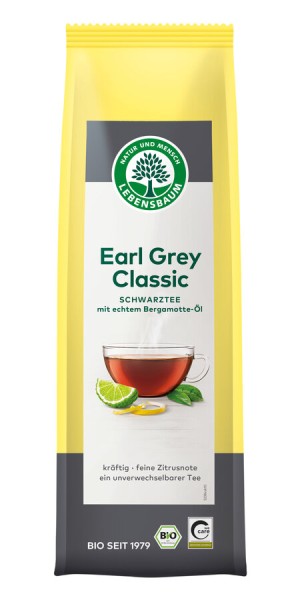 Lebensb Earl Grey Classic, kräftig, 100 gr Packung