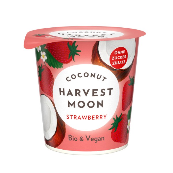 Harvest Moon Kokos Strawberry, 125 gr Becher
