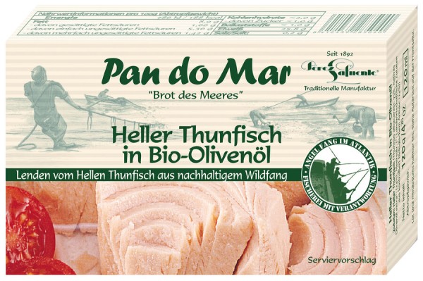 Pan do Mar Heller Thunfisch in Bio-Olivenöl extra