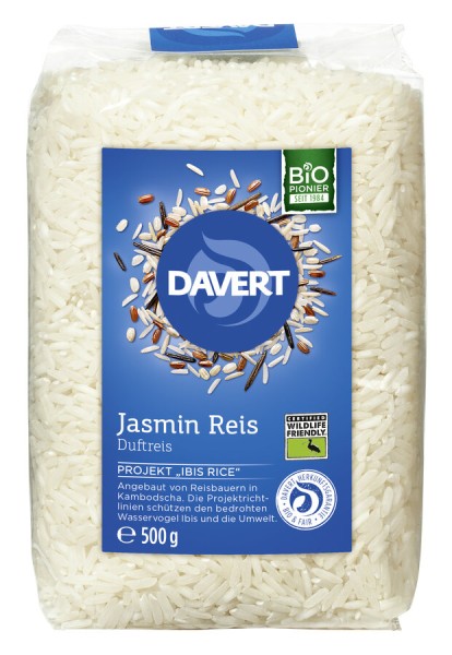 Davert Jasmin Reis Wildlife friendly, 500 gr Packu