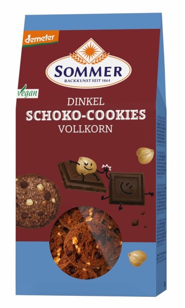 Sommer &amp; Co. Dinkel Schoko-Cookies,150 g Packung