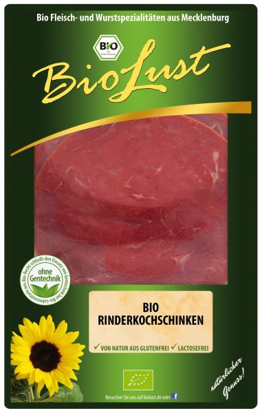 BioLust Bio Rinderkochschinken, 80 gr