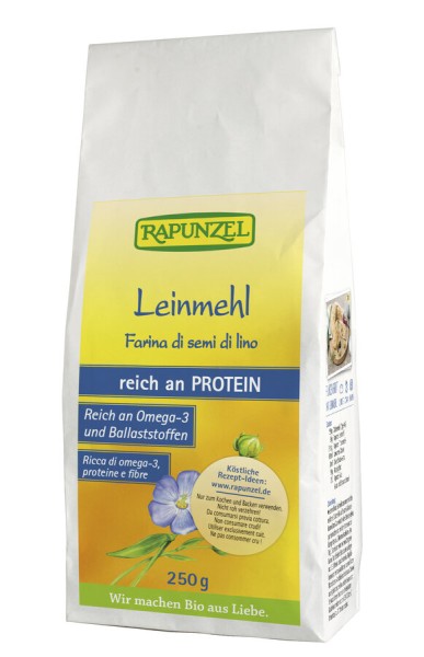 Rapunzel Leinmehl, 250 gr Packung