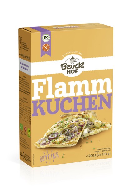 Bauckhof Flammkuchen glutenfrei, 400 gr Packung