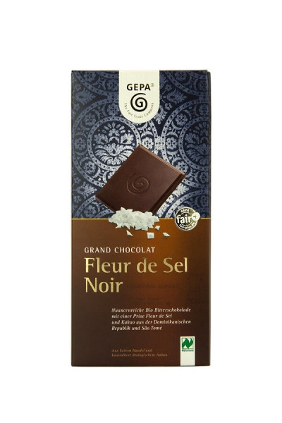 Gepa Fleur de Sel Noir 70%, 100 gr Stück