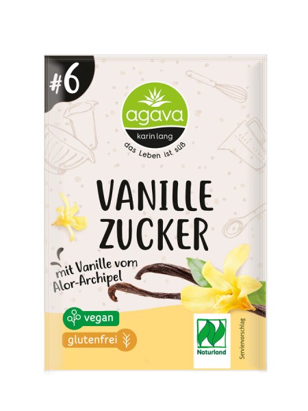 Agava Vanillezucker, 30 gr Beutel