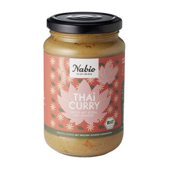 Nabio Asia Sauce Thai Curry, 325 ml Glas