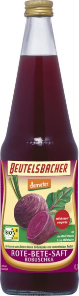 Beutelsbacher Rote-Bete-Saft, 0,7 ltr Flasche