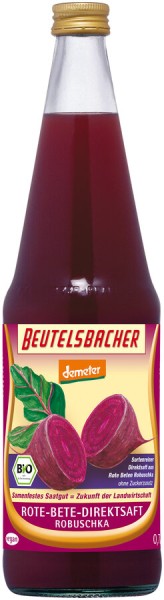 Beutelsbacher Rote-Bete - Direktsaft, 0,7 ltr Flas