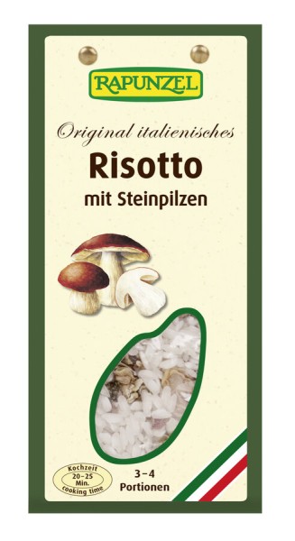 Rapunzel Risotto mit Steinpilzen, 250 gr Packung