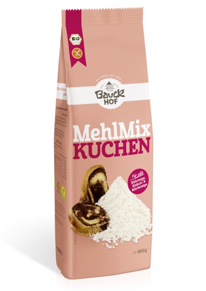 Bauckhof Mehl-Mix Kuchen, glutenfrei 800 gr Packun