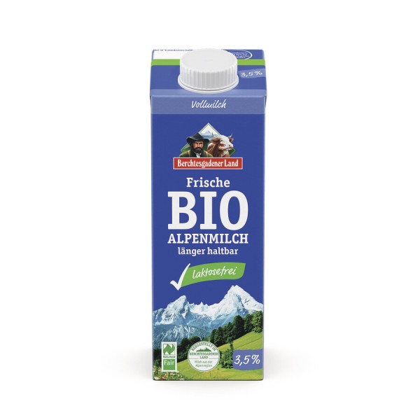 Berchtesgadener Land Bio Lactosefreie Alpenmilch,