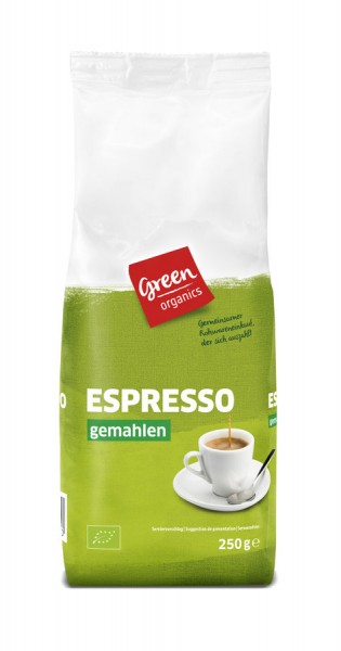 GREEN Espresso, gemahlen, Softpack 250g