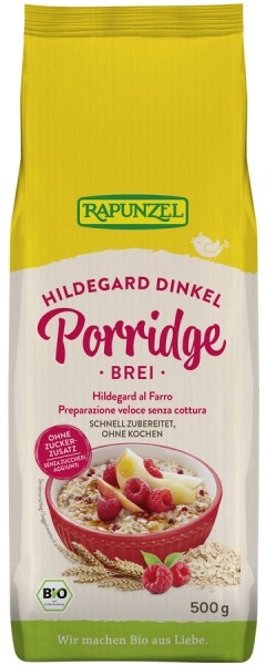 Rapunzel Hildegard Dinkel Porridge Brei, 500 g Pac