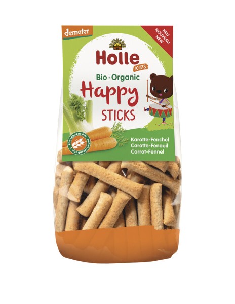 Holle Happy Sticks Karotte-, 100 g Packung